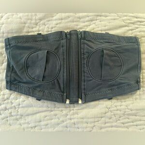 Black breast pumping bra size medium adjustable